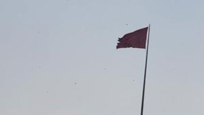 Türk Bayrağı'nın halini görenler şaşırıyor !