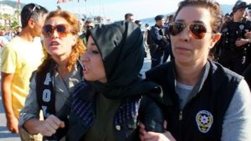 Marmariste Kobani Eyleminde 10 Gözaltı