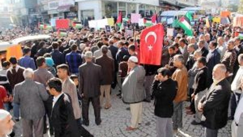 Şanlıurfa’da İsrail Protestosu