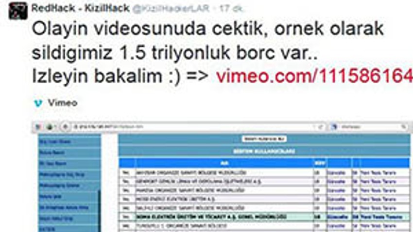 RedHack: 1,5 trilyonluk borcu sildik