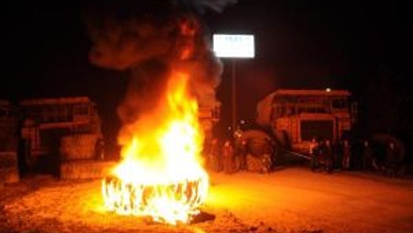 Yatağan Termik Santrali İşçileri, Santral Önünde Eyleme Başladı
