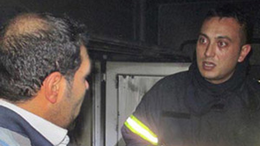 İtfaiye eri neye uğradığıı şaşırdı
