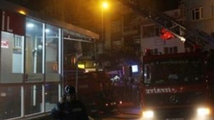 Devlet hastanesinde yangın paniği !