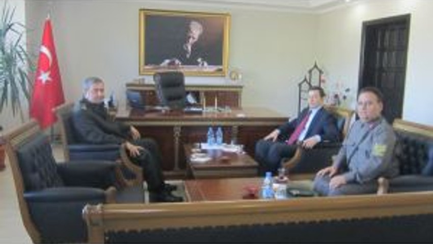 Jandarma Bölge Komutanı Kırkayadan Kaymakam Arıka Ziyaret