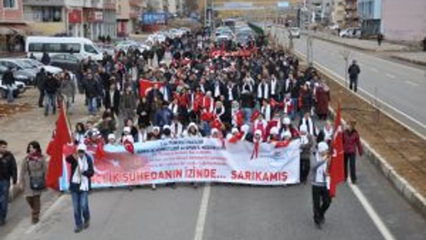 Tunceli’de Sarıkamış Yürüyüşü