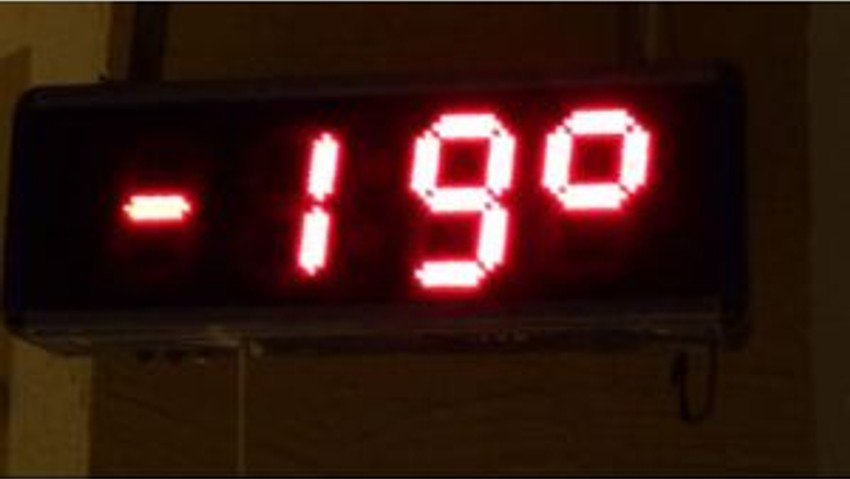 Yozgat’ta Hava Sıcaklığı Eksi 19 Dereceyi Gördü