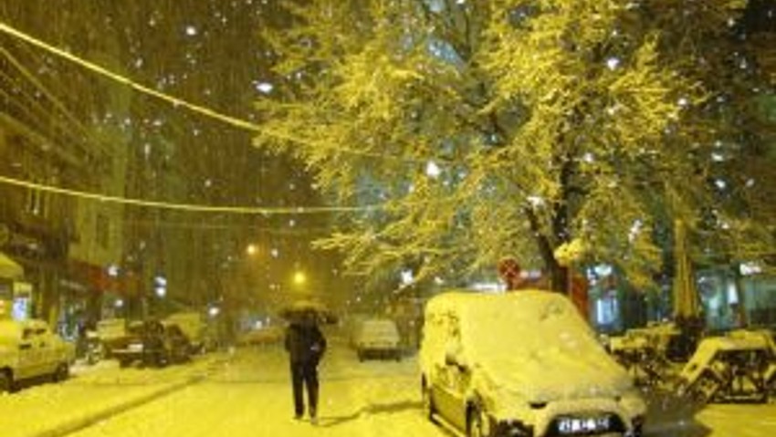 Hisarcık’ta Yoğun Kar Yağışı