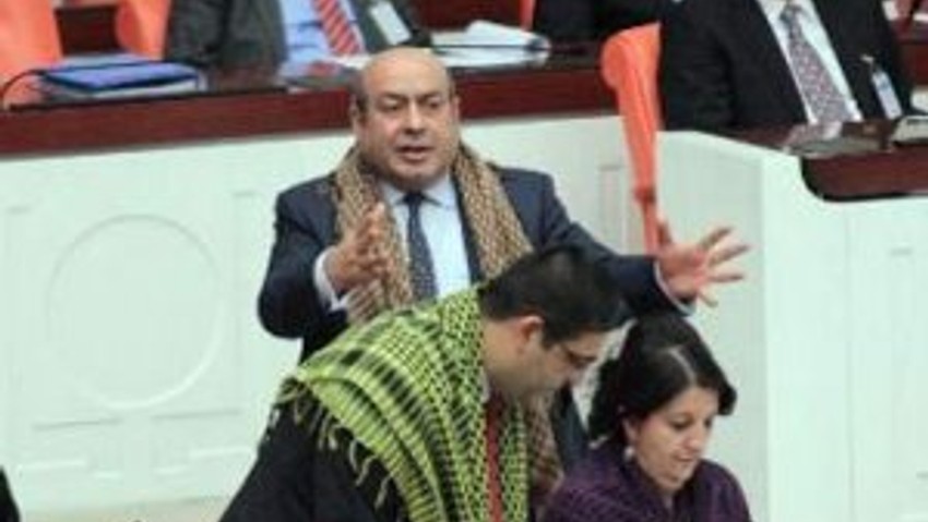 Meclis'te poşulu eylem !