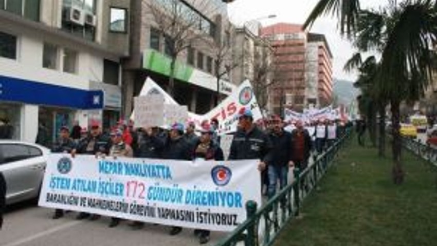 Türk-iş, Kıdem Tazminatı İçin Tabutla Yürüdü
