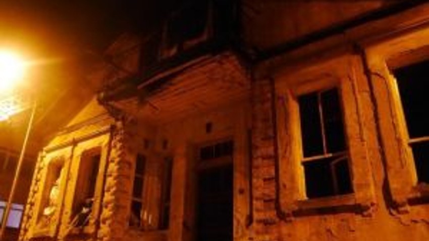 Edirne’de Metruk Bina Yandı