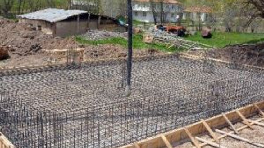 Karaçayır Köyünde Kültür Evi’nin Temeli Atıldı
