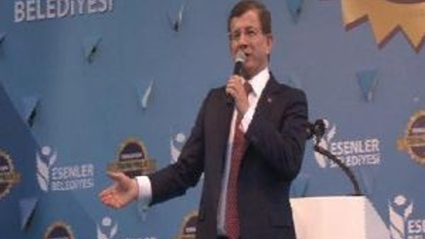 Başbakan Davutoğlu Esenler'de Konuştu