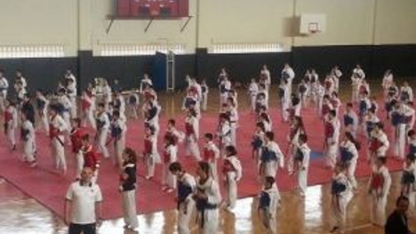 Taekwondo Hazırlık Müsabakası Yapıldı