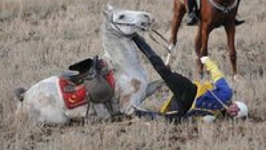 Cirit müsabakasında ilginç olay !