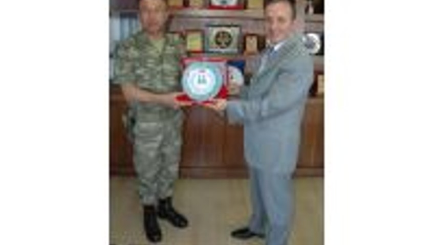 4. ZIRHLI TUGAY KOMUTANI TUĞGENERAL BİNGÖL’DEN BAŞKAN KÜÇÜKLER’E VEDA ZİYARETİ