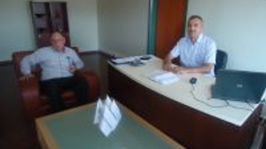 Atso Başkanı Şinasi Bayraktar Aydın Örme Fabrikasına Geçmiş Olsun Ziyaretinde Bulundu