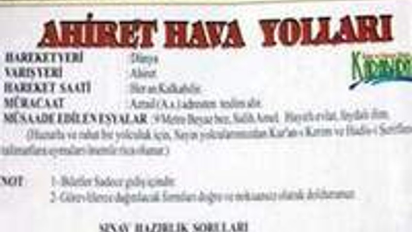 Ahiret Hava Yolları
