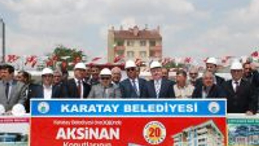 Karatay’da 20. Toplu Konut Hamlesinin Temeli Atıldı