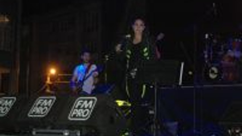 Özlem Tekin Çorlu`da Konser Verdi