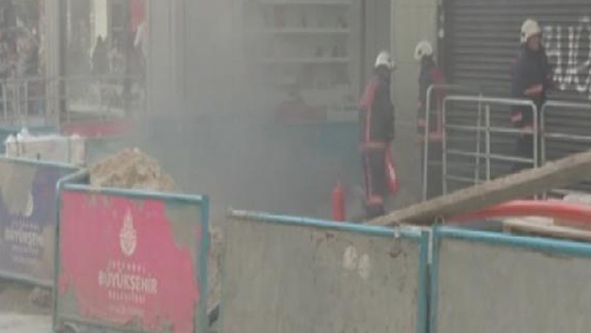 İstiklal Caddesi'nde korkutan yangın