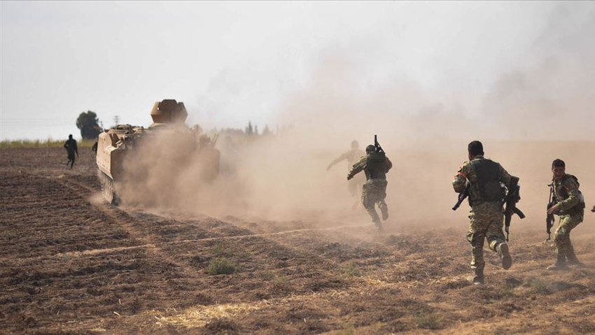 YPG/PKK'dan Barış Pınarı Harekatı bölgesine saldırı