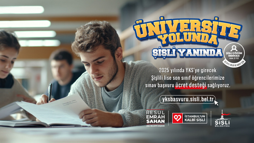 Şişli Belediyesi, YKS’ye girecek öğrencilerin sınav ücretlerini karşılayacak