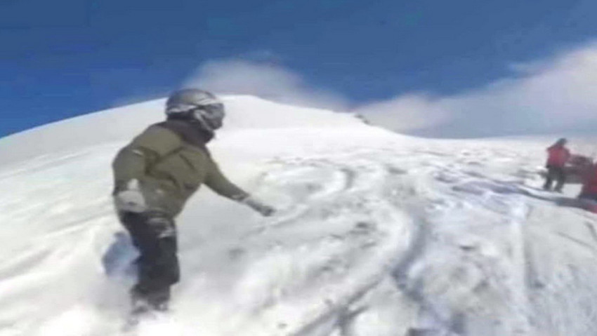 Çığ bölgesindeki kaçak kayakçı sanal devriyeye yakalandı