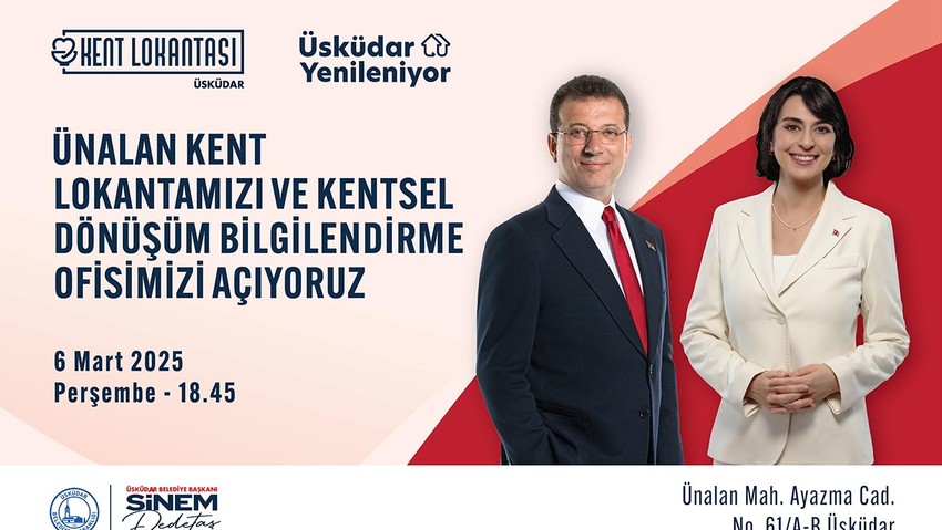 Üsküdar Belediyesi'nden yeni Kent Lokantası ve Kentsel Dönüşüm Bilgilendirme Ofisi