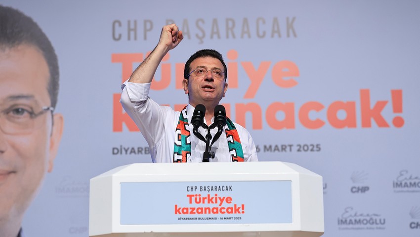 Diyarbakır’da İmamoğlu coşkusu: ''Bir kişiye göre tasarlanmış bu bozuk düzeni değiştireceğiz''