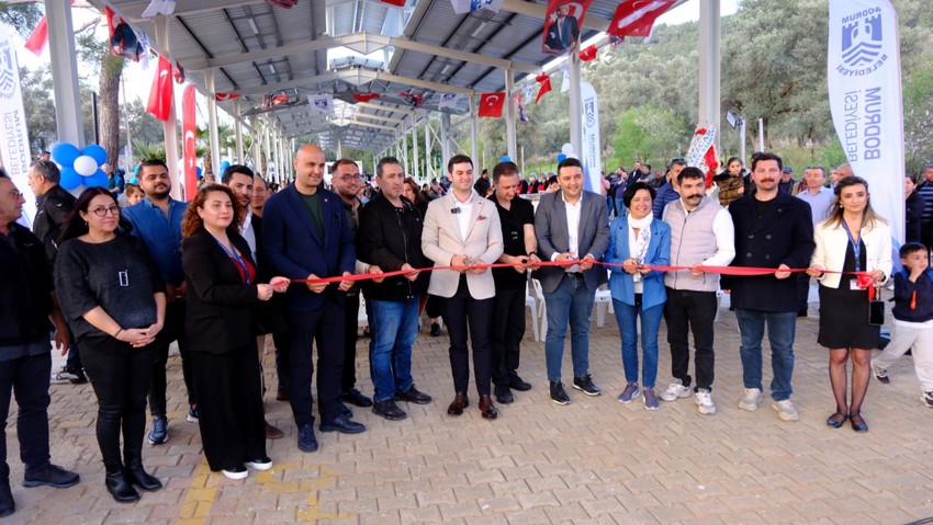 Bodrum'da Kızılağaç Pazar Yeri hizmete açıldı