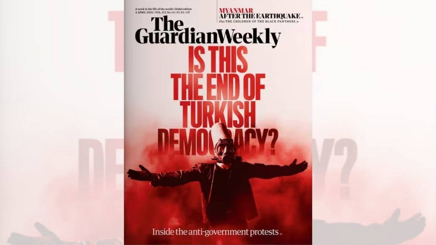 Saraçhane protestoları The Guardian Weekly kapağında