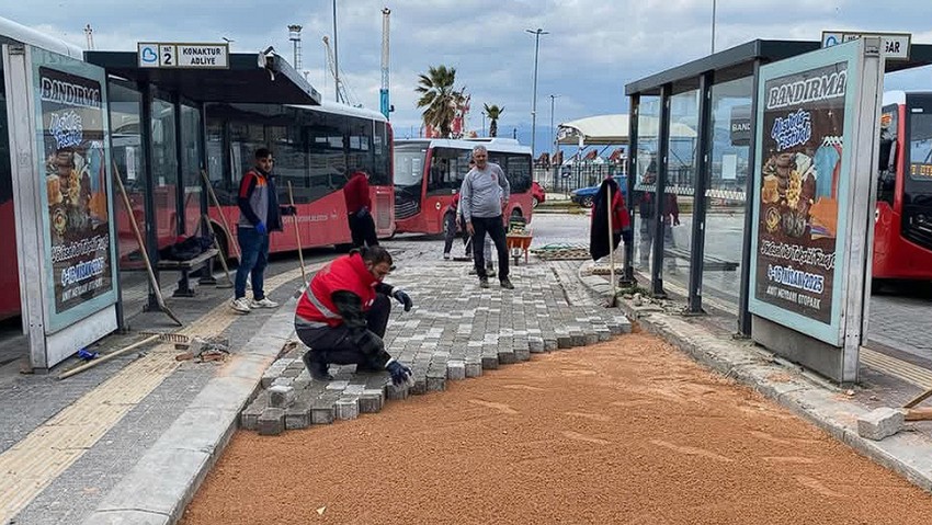 Bandırma'da altyapı ve çevre düzenleme çalışmaları tüm hızıyla devam ediyor