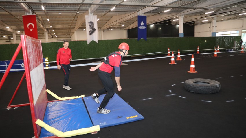 İstanbul'da memur adayları parkura çıktı