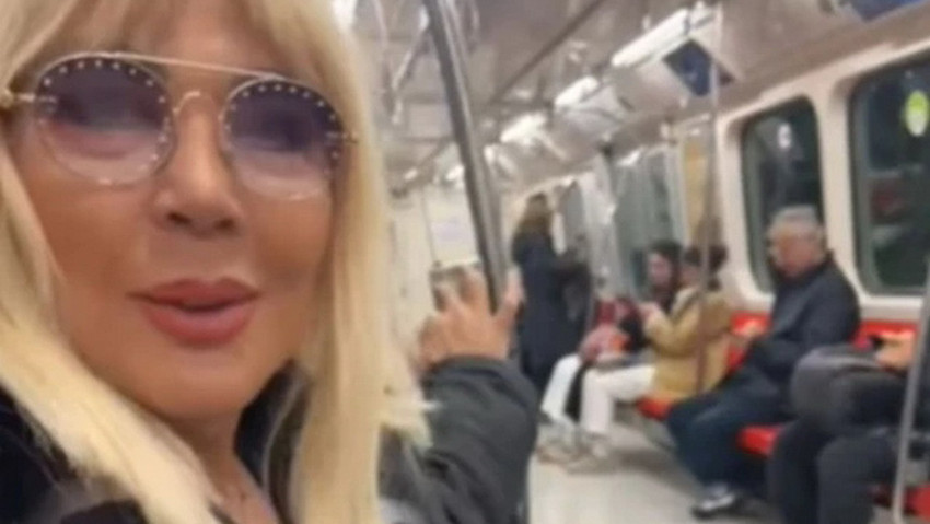 Safiye Soyman hayatında ilk kez metroya bindi