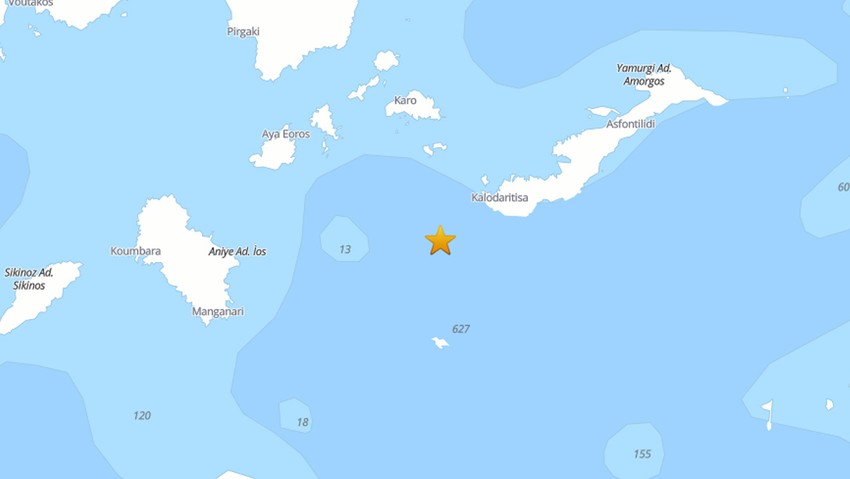 Muğla açıklarında deprem