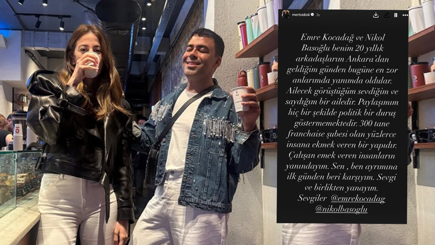 ''Espressolab'' paylaşımı yapan ünlü isme tepki yağdı