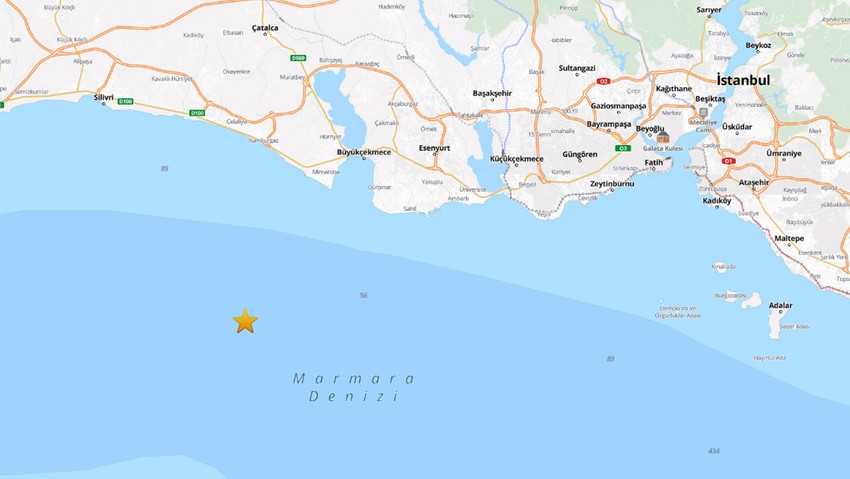 İstanbul'da peş peşe depremler