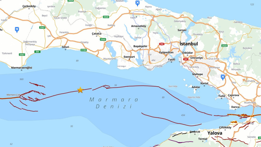 İstanbul'da hissedilen 3.5 büyüklüğünde deprem