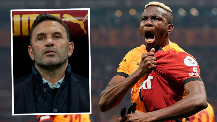 Galatasaray'dan Okan Buruk ve Osimhen transferi için dikkat çeken açıklama