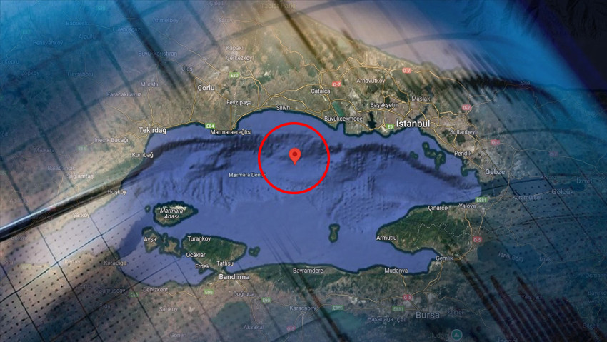 Marmara Denizi'nde bir deprem daha