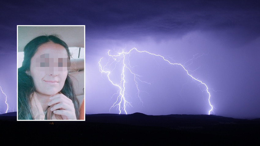 Genç kadının talihsiz sonu! Telefonla konuşurken üzerine yıldırım düştü