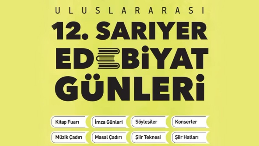 Uluslararası 12. Sarıyer Edebiyat Günleri başlıyor