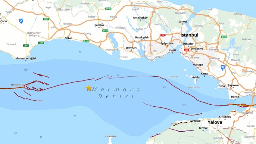 Marmara Denizi'nde 4.0 büyüklüğünde korkutan deprem