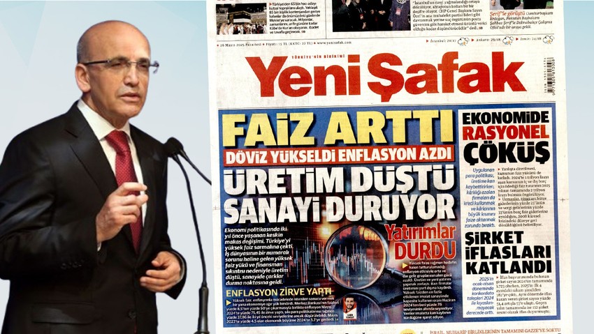 Yeni Şafak'ın hedefinde Bakan Mehmet Şimşek var...