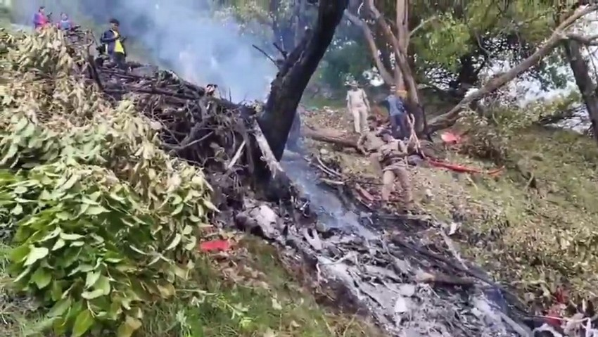 Heikopter ormana düştü: Çok sayıda can kaybı var