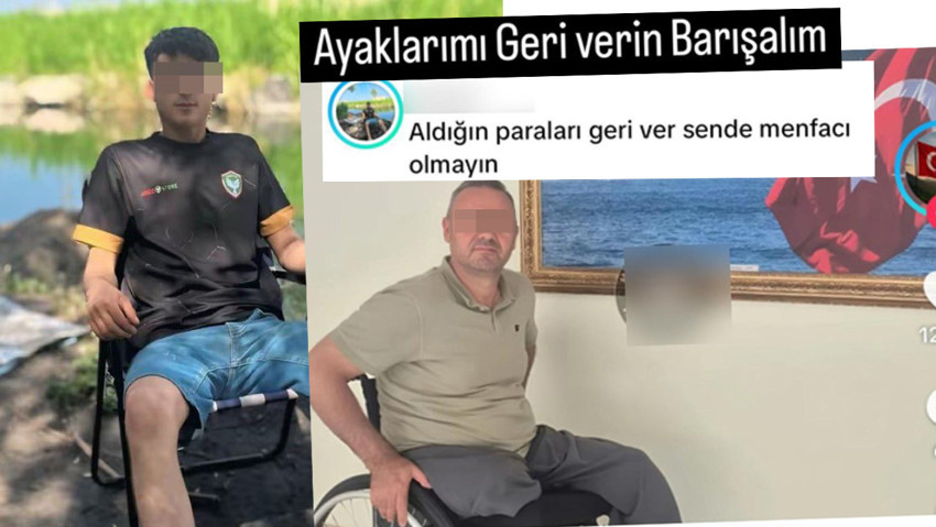 ''Ayaklarımı geri verin barışalım'' diyen gaziye infial yaratan hakaret