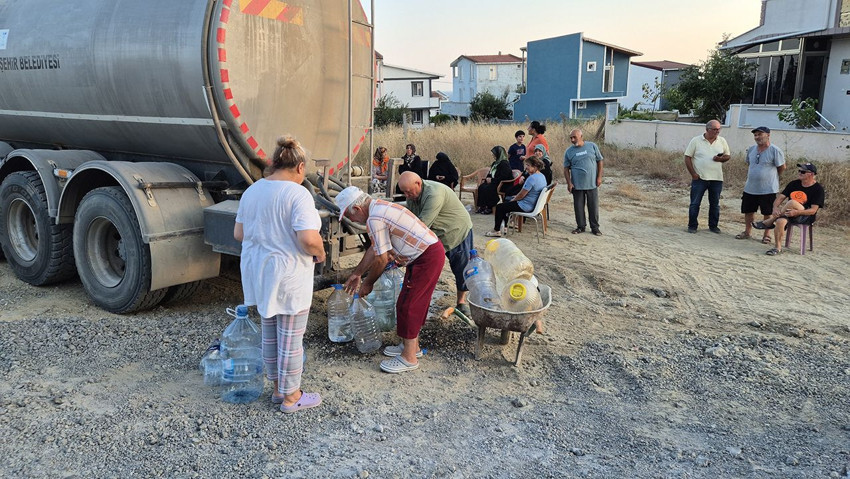 Tekirdağ'da yazlıkçıların tatili erken bitti... El yıkamak için bile su yok - Resim: 1