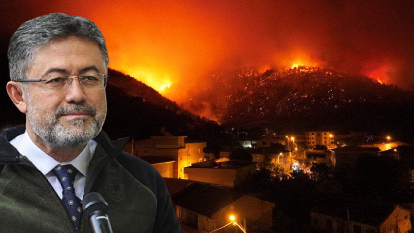 Yangında kül olan alanlara otel iddialarına Bakan Yumaklı'dan dikkat çeken yanıt