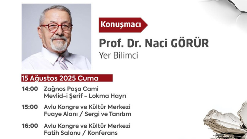 Balıkesir’de Naci Görür deprem gerçeğini anlatacak