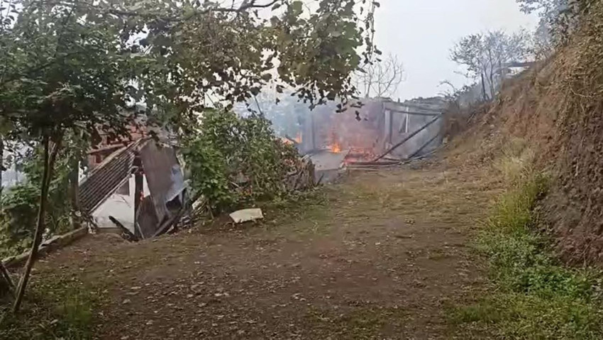 Artvin'de yangın kabusu: 4 ev küle döndü - Resim: 3